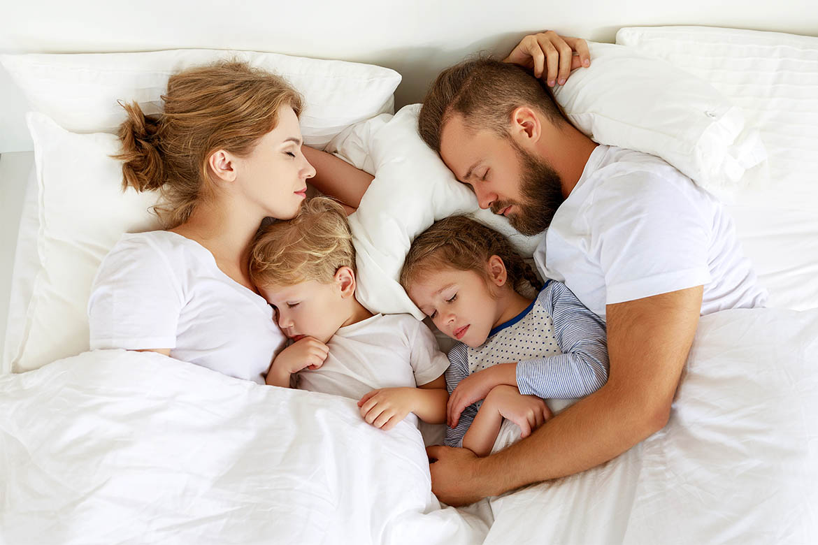 לישון עם הילדים בזמן מלחמה
